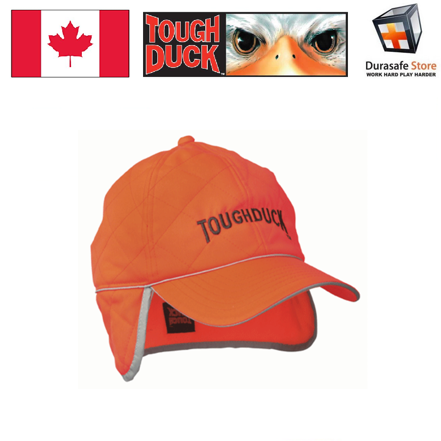 Tough Duck® High-Vis Cap with Ear Flaps - Durasafe Shop